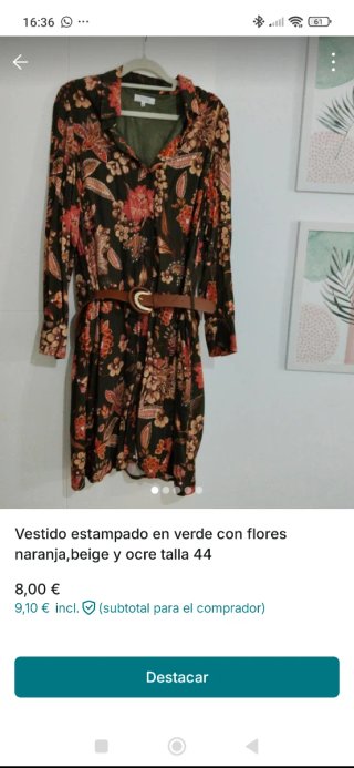 Vestido Estampado Floral