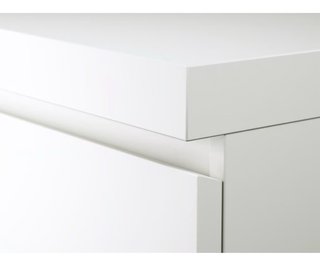 Mesa Escritorio MALM Blanca