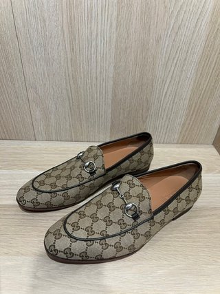 Men’s Gucci Horsebit GG Loafers