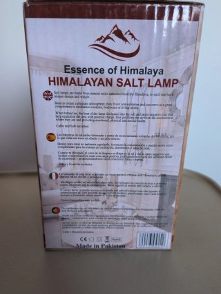 Lámpara de Sal del Himalaya