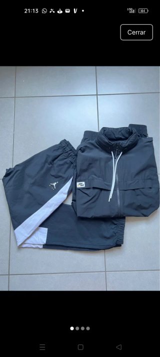Conjunto Jordan Negro y Blanco