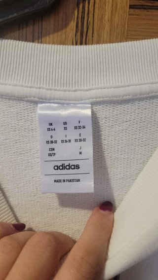 Sudadera adidas Crema