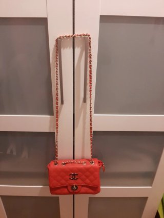 Bolso de Hombro Chanel Rojo
