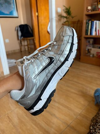 Zapatillas Nike P-6000 Plateadas Talla 40