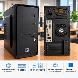 PC i5-8400 8a gen | 16GB | 256GB SSD + 1TB HDD