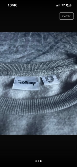 Sudadera Disney Mickey Mouse Gris