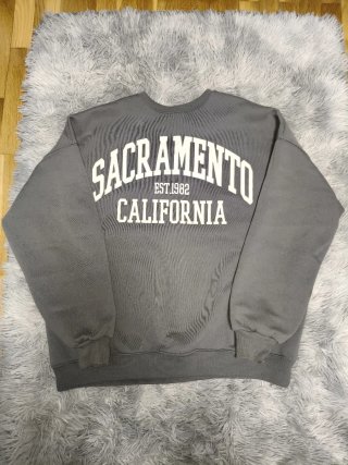 Sudadera Sacramento California Gris