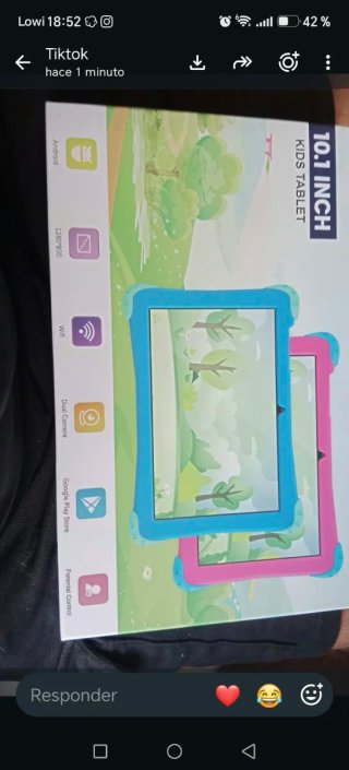 Tablet Infantil Tiktok 10.1 Pulgadas