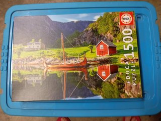 Puzzle Educa 1500 piezas Paisaje Noruego