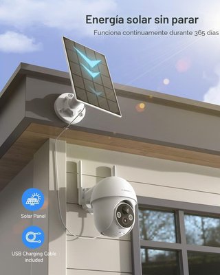 Cámara Vigilancia DEATTI WiFi Exterior 2K