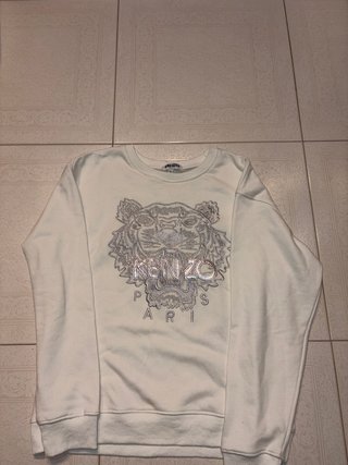 Sudadera Kenzo Blanca Sin usar