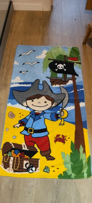 Toalla Infantil de Playa Diseño Pirata