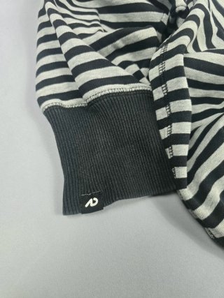 Sudadera con capucha Nike Rayas Negro y Blanco M