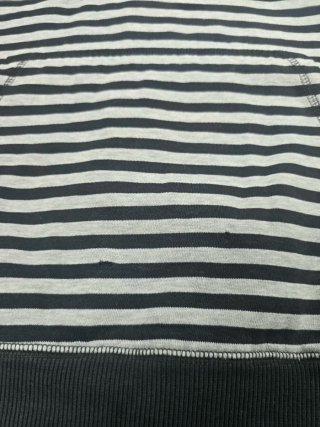 Sudadera con capucha Nike Rayas Negro y Blanco M