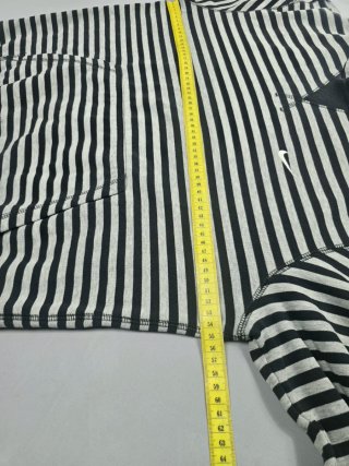 Sudadera con capucha Nike Rayas Negro y Blanco M