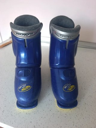 Botas de esquí TecnoPro azules talla 32-33