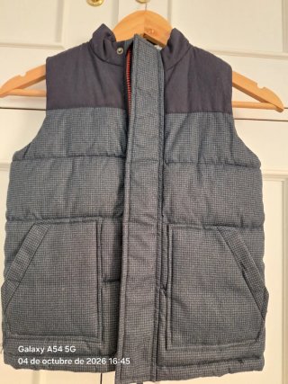 Chaleco acolchado niño de 7-8 años.