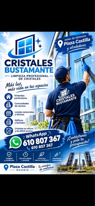Limpieza de cristales a domicilio