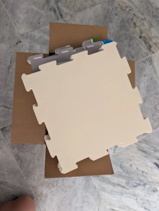 Alfombra Puzzle Ciudad Hakuna Matte 120x120cm