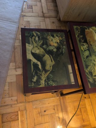 Set de 3 Mesas de Café de Madera