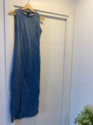 Vestido vaquero largo Pull&Bear