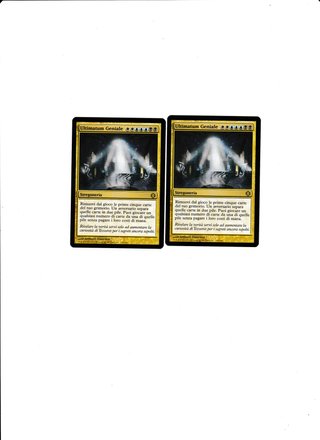 2x Ultimatum Geniale - Magic The Gathering