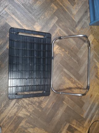 Reposapiés IKEA Negro