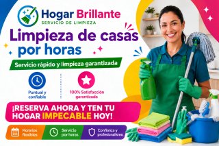 Limpieza por horas – 13€/hora