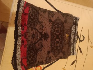 Falda Desigual Estampada