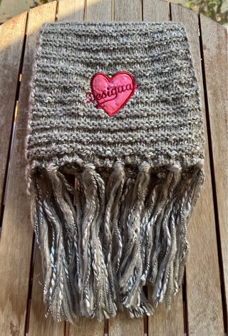 Bufanda Desigual Corazón Rosa