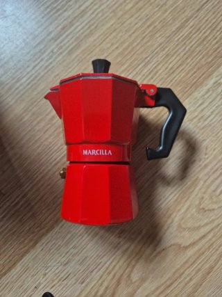 Cafetera Italiana Marcilla Roja (2 tazas)