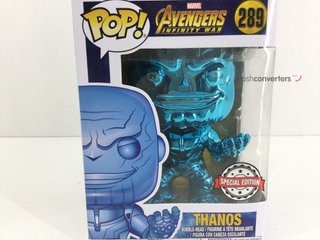 figuras modelismo funko thanos brillante azul