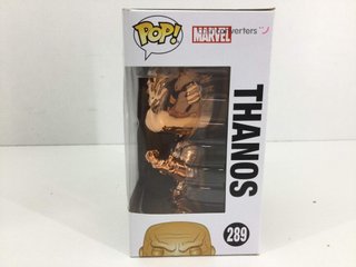 figuras modelismo funko thanos brillante oro