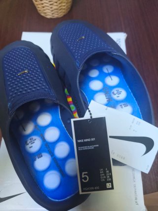 Nike Mind 001 Chanclas Azul Negro Talla 36