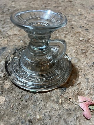 Palmatoria Antigua de Cristal