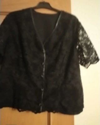 Camisa Negra de Encaje