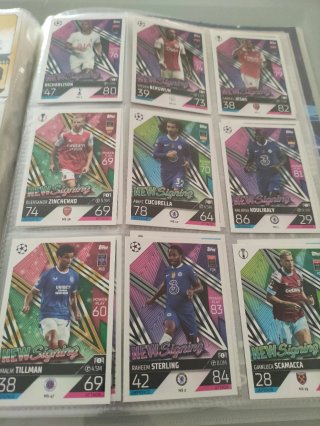 Lote Cartas Match Attax