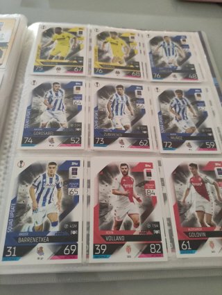 Lote Cartas Match Attax