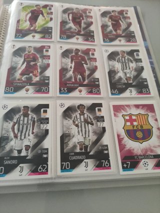 Lote Cartas Match Attax