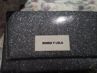 Bolso de mano Bimba y Lola plateado