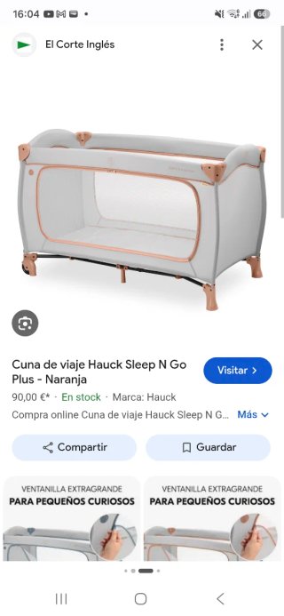 Cuna de viaje Hauck Sleep N Go Plus