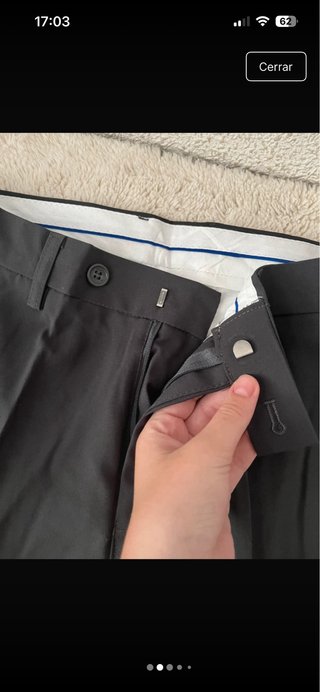 Pantalones Clásicos Gris