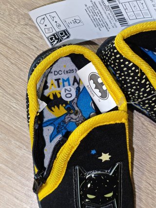 Zapatillas de Casa Batman Talla 20