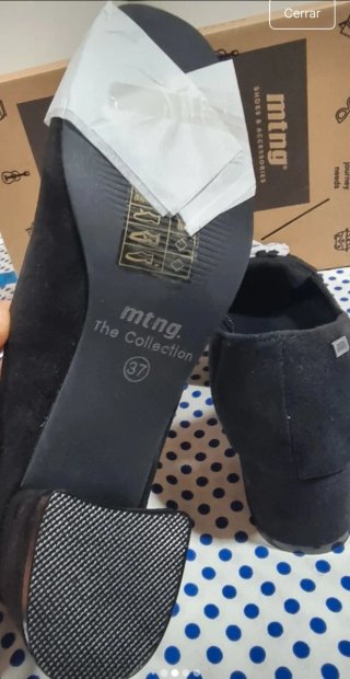 Zapatos Mustang Negros Talla 37 nuevos