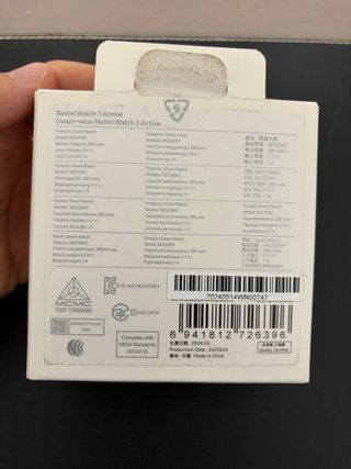 Xiaomi Redmi Watch 3 Active Negro