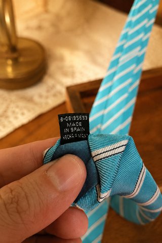 Corbata DOC Classic Azul Celeste a Rayas