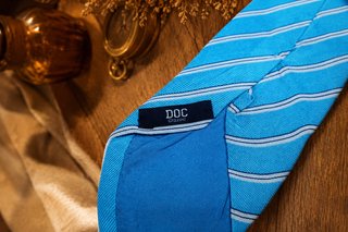 Corbata DOC Classic Azul Celeste a Rayas
