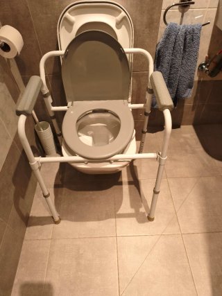 WC Portátil con Reposabrazos