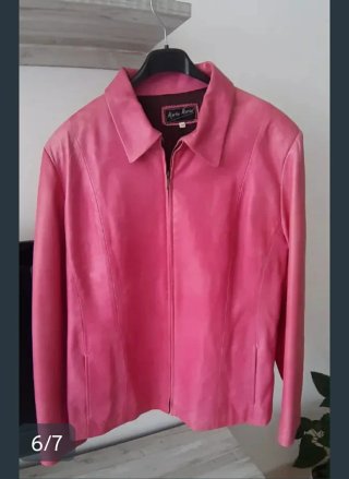 Chaqueta de piel Martin Martin, rosa Talla xxl