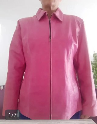 Chaqueta de piel Martin Martin, rosa Talla xxl